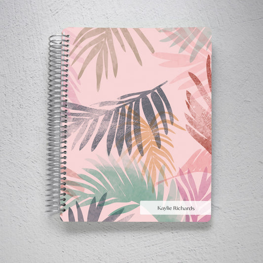 Personalized Notebook - Palms - Colibri Paper Co