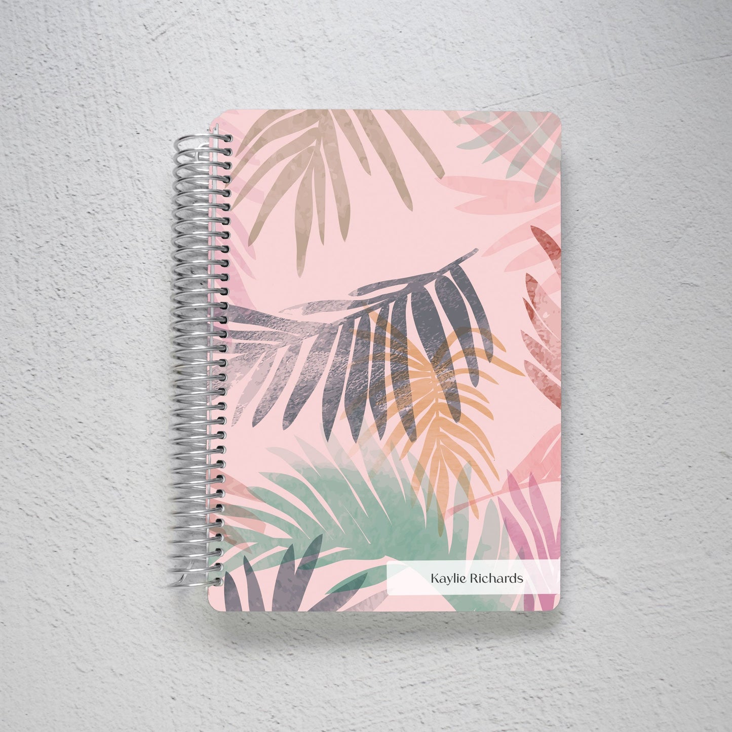 Personalized Notebook - Palms - Colibri Paper Co