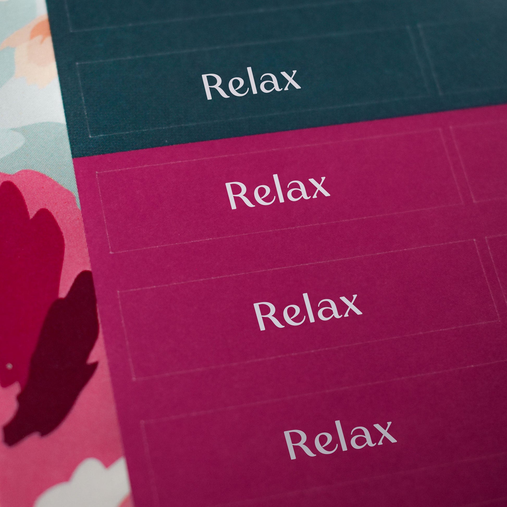 Relax Sticker Sheets - "Relax" (2 Sheets) - Colibri Paper Co